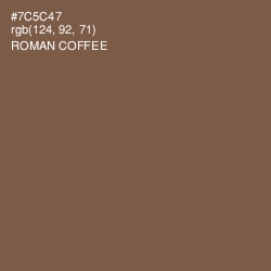 #7C5C47 - Roman Coffee Color Image